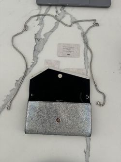 Jimmy Choo Hologram Leather Clutch