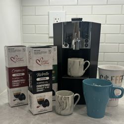 Verismo K-fee Coffee machine With 50 Capsules