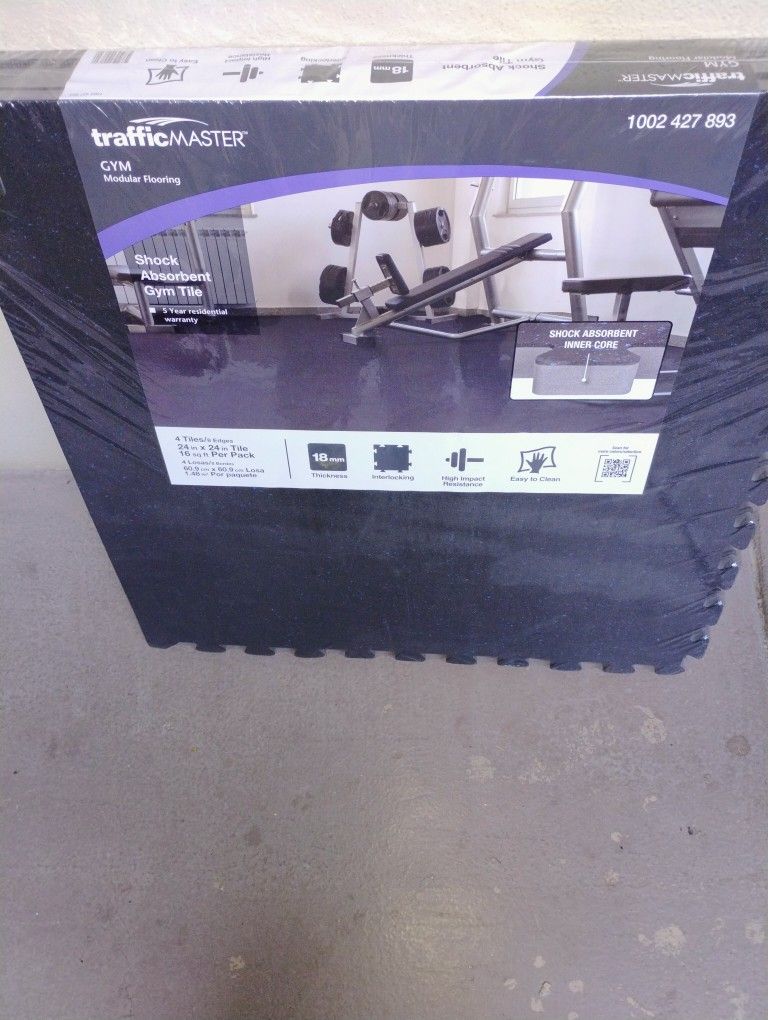 4 Pack New Foam Tiles Pickup Only Cash