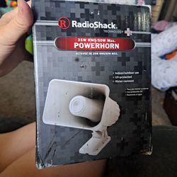 Radio Shack 40-1440 PowerHorn Indoor Outdoor PA Speaker 25W RMS 50 Watt NEW