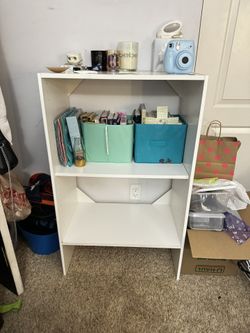 Bookshelf/White Stand
