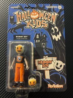 Super7 Reaction Halloween Kids Orange Mummy Boy