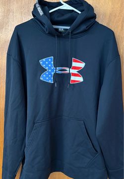 Women’s Size Medium Under Armour American Flag Logo Hoodie Medium