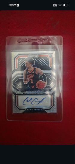 Signed basketball card