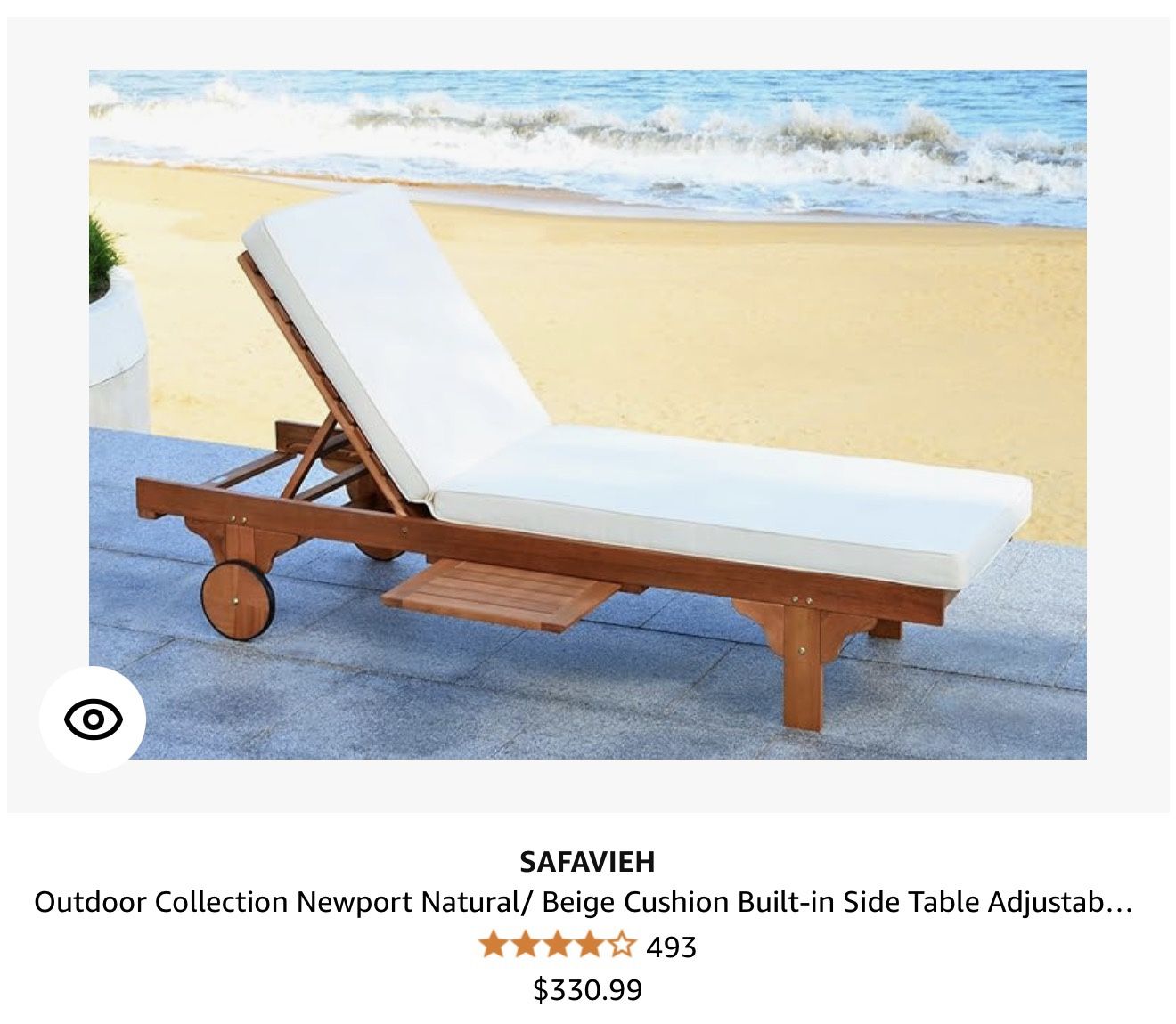 Safavieh Lounge Chairs w/ Cushions