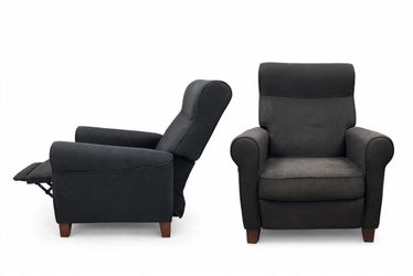 Dark Gray Fabric Recliners