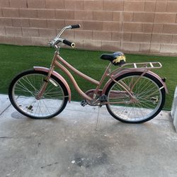 Huffy 26 “Marietta Women’s Comfort Cruiser Bike Perfect Frame Rose Gold 
