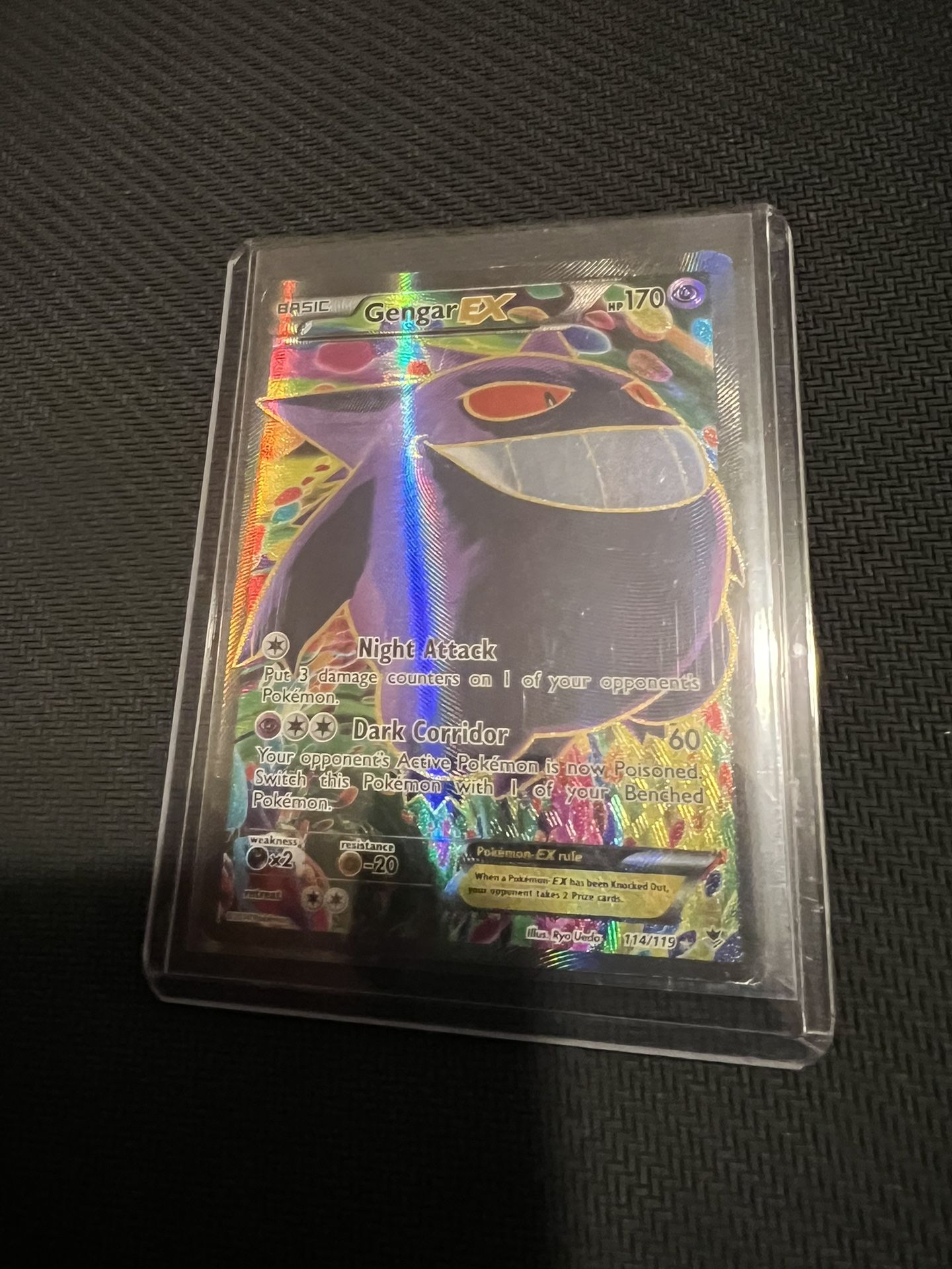 Pokemon Cards XY Phantom Forces Full Art Gengar EX