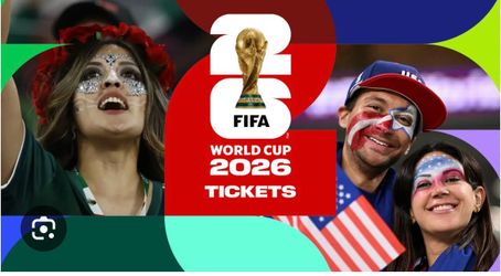 FIFA cup tickets 2 tickets