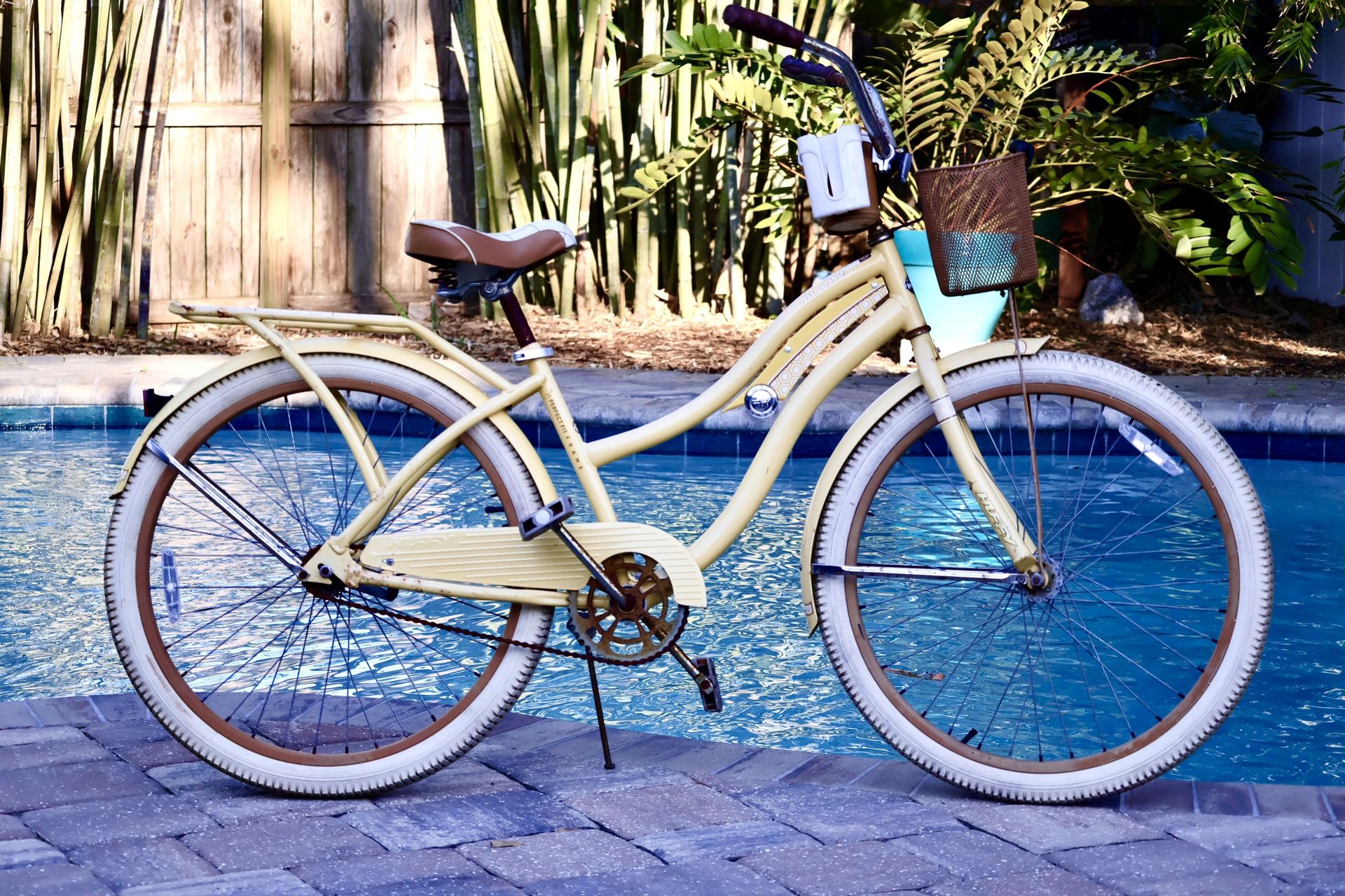 Yellow Huffy Bike