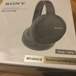 Sony Bluetooth Noise canceling Headphones-New!