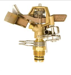 New!!!!   Rain Bird. 25PJDAC Riser-Mounted Brass Impact Sprinkler, Adjustable 20-41 ft.