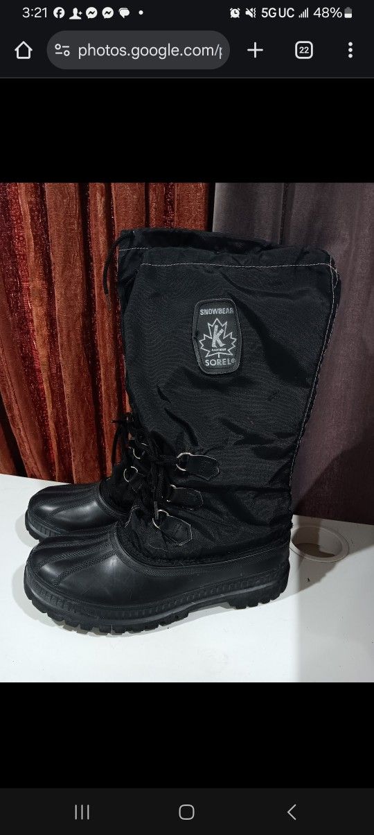 SOREL KAUFMAN SNOWBEAR SNOW BOOTS