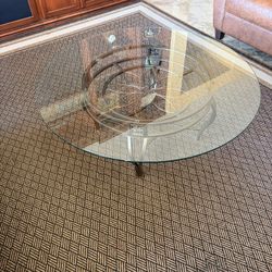 Glass Top Coffee Table
