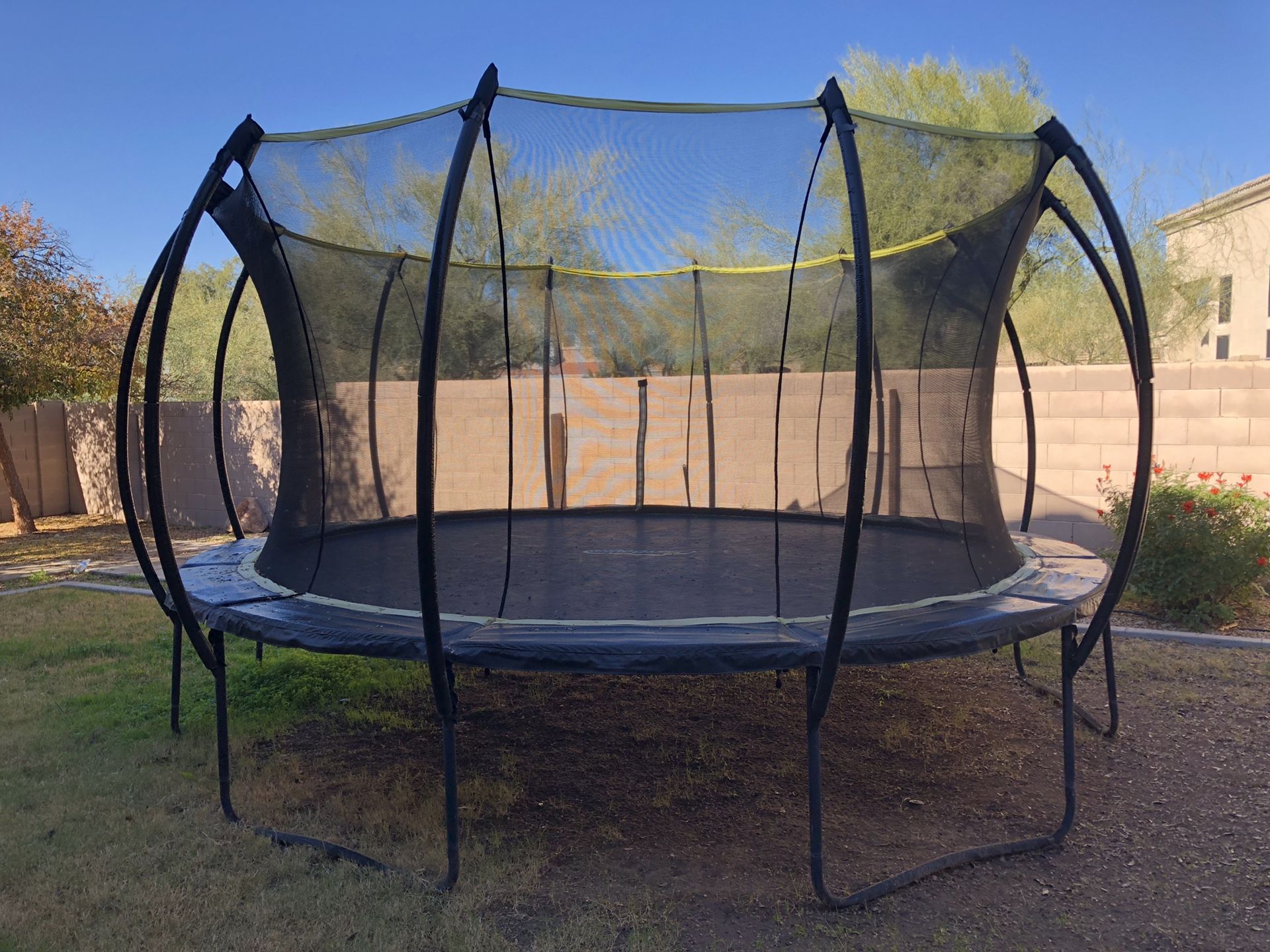 Skybound Stratos 15’ Trampoline Plus New Mat