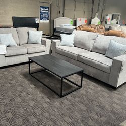Grey Sofa Set 