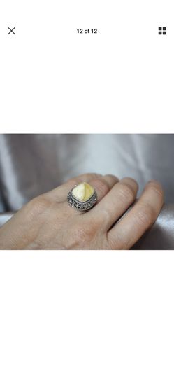 Authentic Amber ring from Poland size 5.5