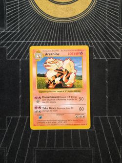 Base set unlimited Arcanine pokemon card