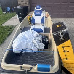 12Ft Boat+ trailer+ motor