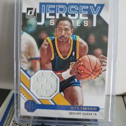 Nuggets Alex English Jersey Card