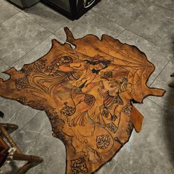 100% Leather Skin Rug