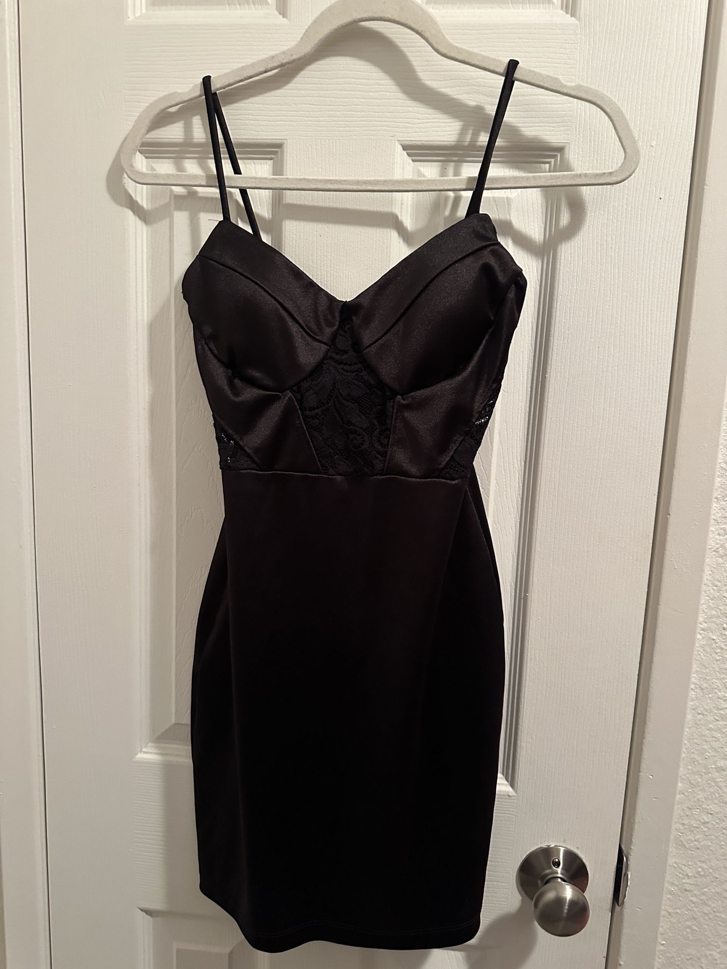 Woman’s Black Dress