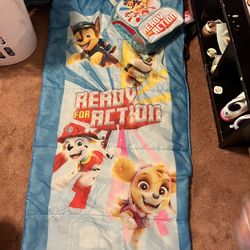 Paw Patrol Sleeping Bag/back Pack