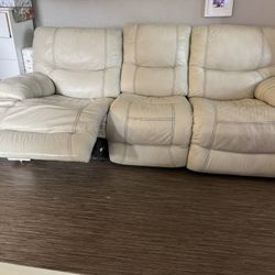 Recliner Leather Couch 
