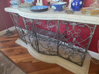 Marble Top buffet table