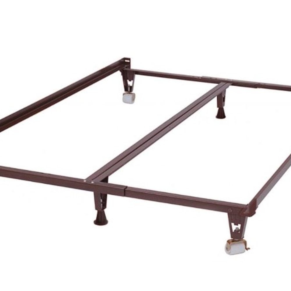 King Metal Bed Frame with middle support new