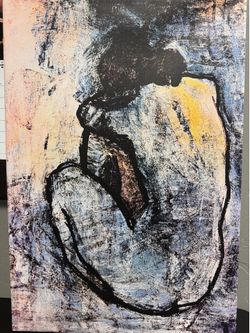 Picasso Blue Nude rendition