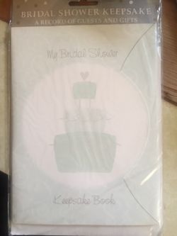 Bridal shower book