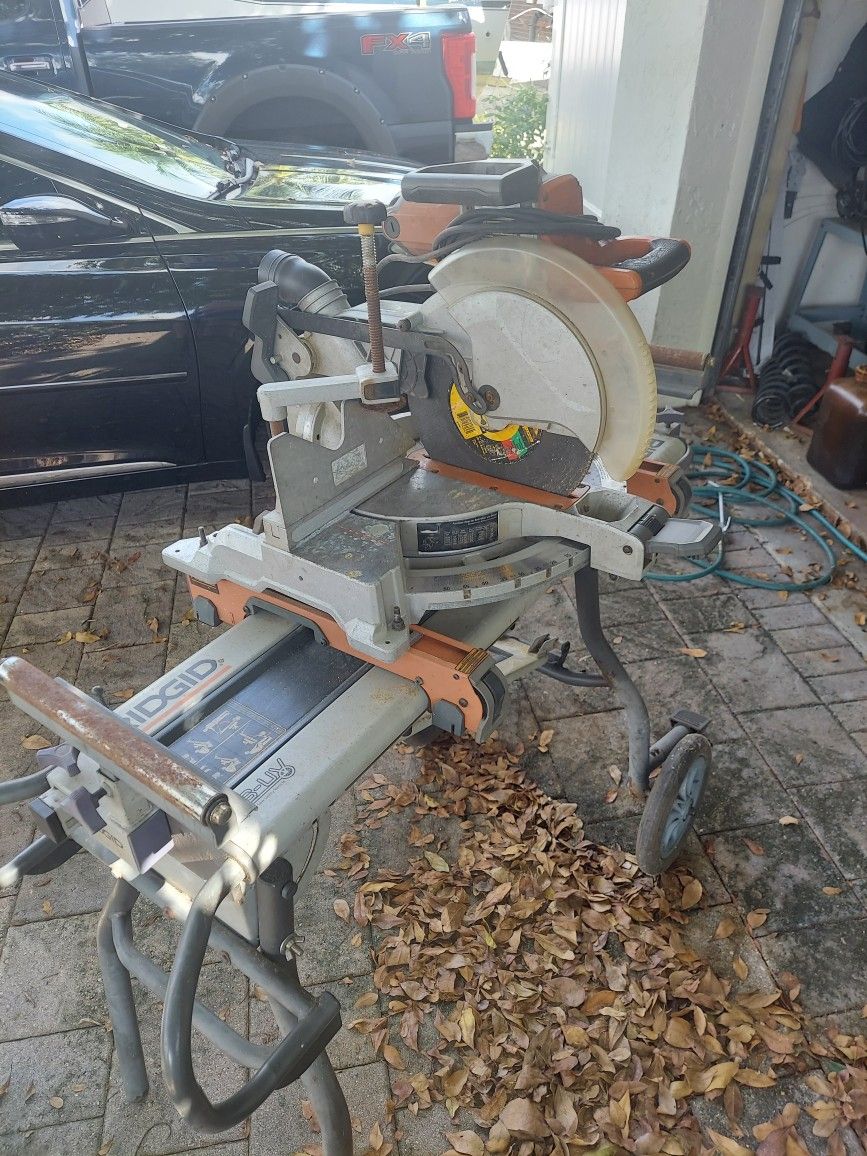 Ridgid Mitre Saw And Stand
