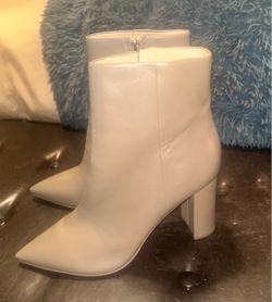 Designer Marc Fisher Tan Ankle Boots 3” Block Heel Size 11 Retail $199