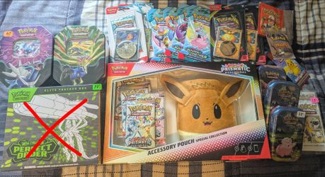 Pokemon Cards Sealed Collection Pristmatic Evolutions, Ascended Heroes, Journey Together And More!