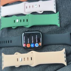 Apple Watch Series 10 (GPS) 42mm Aluminum Case with Black Sport Band - S/M - Jet Black - (2024) 