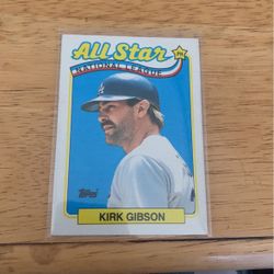 Baseball cards Kurt Gibson