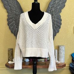 Dynamite Knit Vneck Sweater
