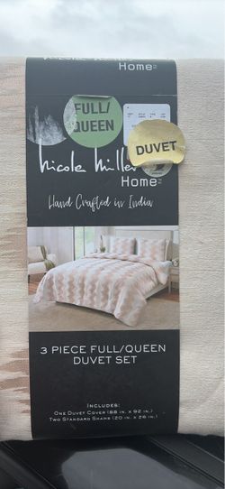 Nicole Miller Home 3-Piece Full/Queen Duvet Set