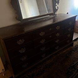 Dresser And Mirror