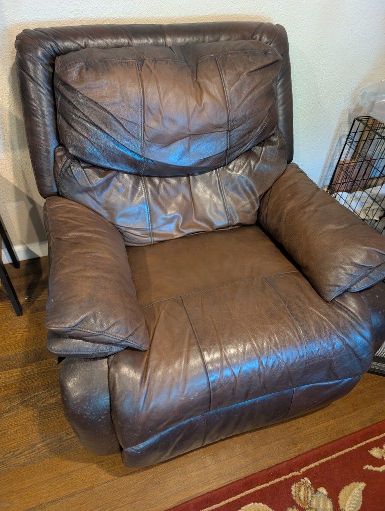 Leather Recliner 