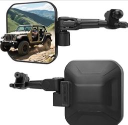 Wrangler mirrors door off Compatible with Wrangler JL JLU & Gladiator JT 2018-2023, Wrangler Mirrors Can Automation Folded and Reset When Encountering