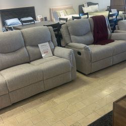 5 Grey Recliners