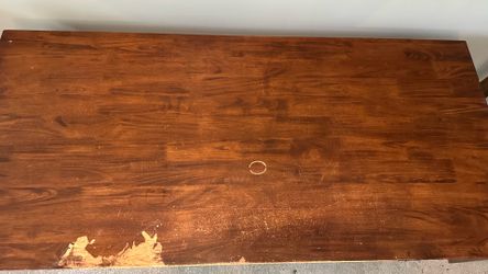 Wooden office desk