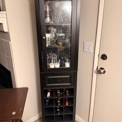 Wine and glass cabinet