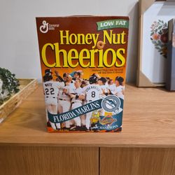 1997 Marlins World Series Box Honey Nut Cheerios 