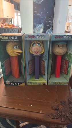 Giant PEZ Candy Dispensers Set of 3
