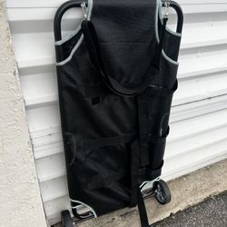 Animal Stretcher Pet Trolley Cart Veterinary Transport Dog 250 lb 2 Wheels 22x48in