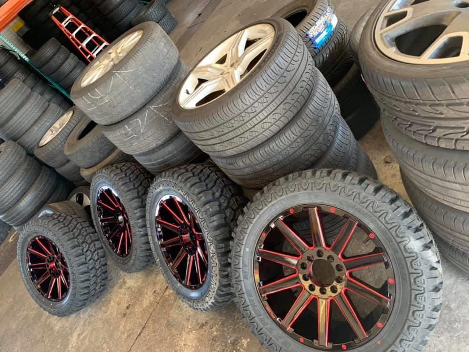 Mud tires 33x12.50 and 35x12.50 and more we finance no credit needed