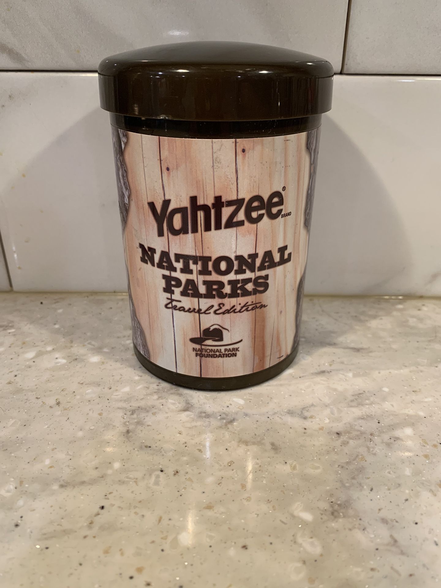 National Park Yahtzee Game. Played Like Regular Yahtzee. Like New.